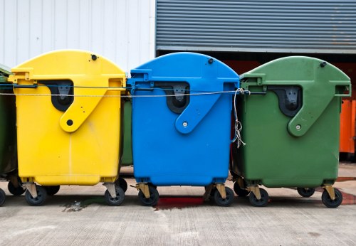 Hazardous waste handling on a site