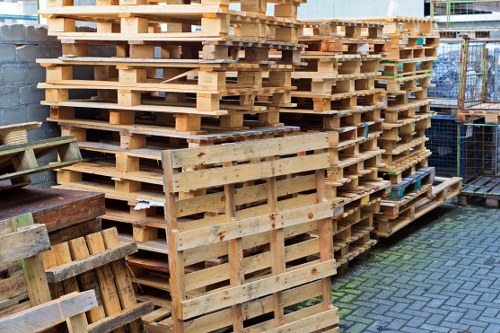 Man and van leaving after completing a flat clearance job in Peckham