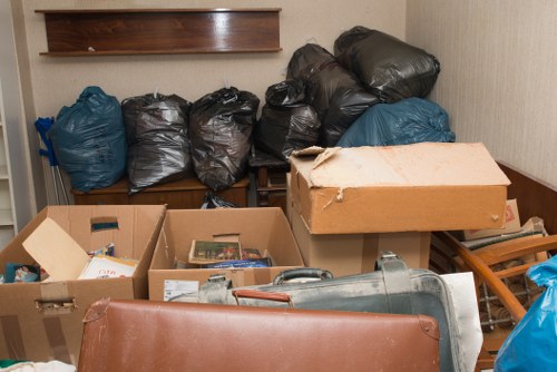 Garage clearance process in action with residents in Peckham